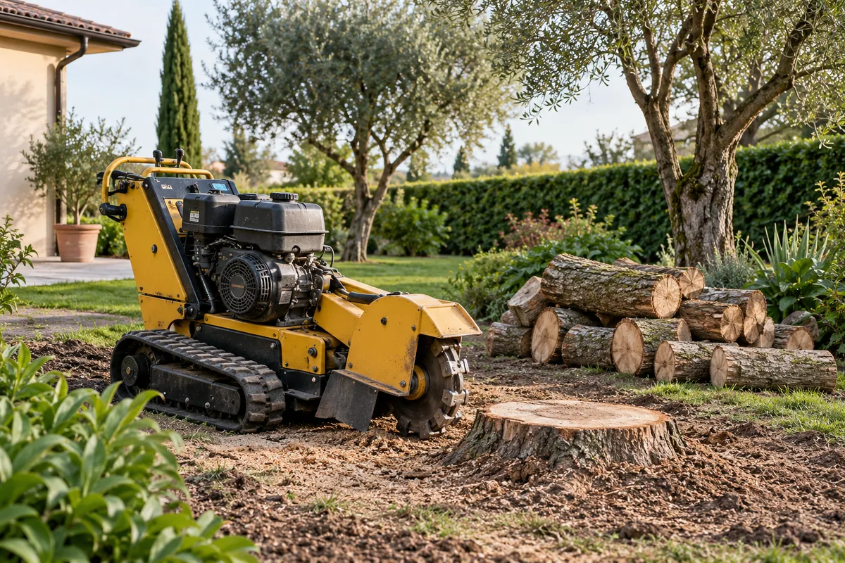 Immagine illustrativa: Abbattimento alberi e rimozione ceppi